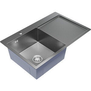 Кухонная мойка Mixline Pro 78х50 левая, сатин (4610211006270)