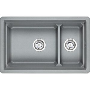 Кухонная мойка Granula KS-7304U с дозатором и ролл-матом, алюминиум