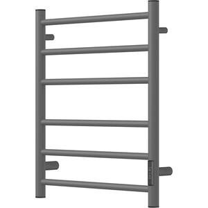 Полотенцесушитель электрический Point Аврора 50х60 диммер справа, графит премиум (PN10856GR)