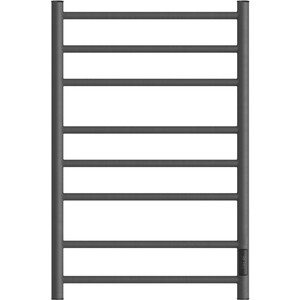 Полотенцесушитель электрический Point Аврора 50х80 диммер справа, графит премиум (PN10858GR)