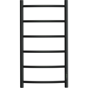 Полотенцесушитель электрический Point Афина 40х80 диммер справа, черный (PN04848B)