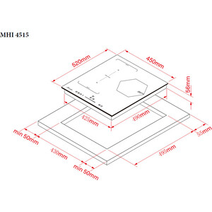 Индукционная варочная панель MONSHER MHI 4515