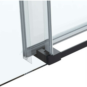 Душевая дверь Vincea Como Soft 120х195 прозрачная, черная (VDS-1CS120CLB)