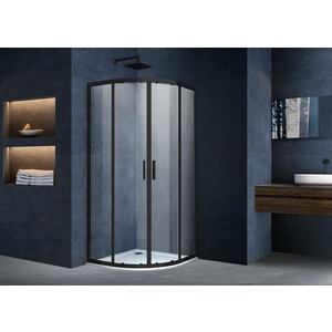 Душевой уголок Vincea Alpha 90х90 прозрачный, черный (VSQ-3AL900CLB)
