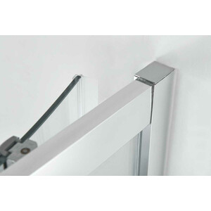 Душевой уголок Vincea Alpha 90х90 прозрачный, черный (VSQ-3AL900CLB)