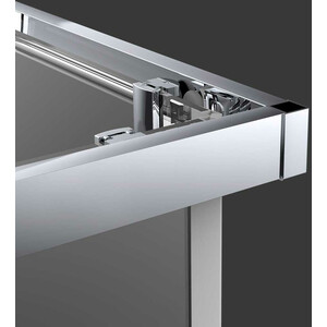 Душевой уголок Vincea Alpha 100х100 прозрачный, черный (VSS-3AL100CLB)