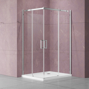 Душевой уголок Vincea Dice 90х90 прозрачный, хром (VSS-4D900CL)