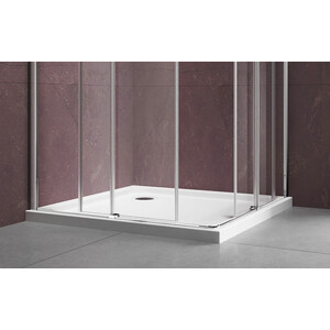 Душевой уголок Vincea Dice 90х90 прозрачный, хром (VSS-4D900CL)