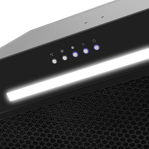 Вытяжка встраиваемая MAUNFELD TRAPEZE 603EM Black