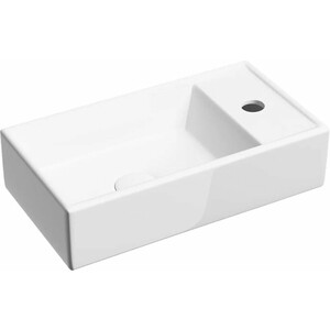 Раковина Ceramicanova Element 41х22 левая, белая (CN6051L)