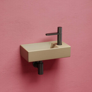 Раковина Ceramicanova Element 41х22 левая, капучино матовая (CN6051LMC)