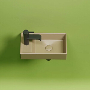 Раковина Ceramicanova Element 41х22 правая, капучино матовая (CN6051RMC)