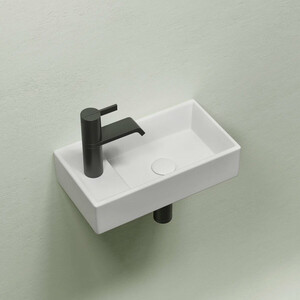 Раковина Ceramicanova Element 41х22 правая, белая матовая (CN6051RMW)