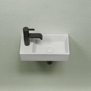 Раковина Ceramicanova Element 41х22 правая, белая матовая (CN6051RMW)