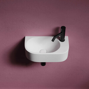 Раковина Ceramicanova Element 40х22 левая, белая (CN6066L)