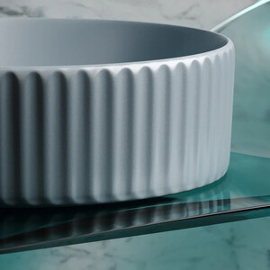 Раковина-чаша Ceramicanova Element 36х36 серо-голубая матовая (CN6057MHL)