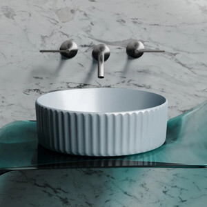 Раковина-чаша Ceramicanova Element 36х36 серо-голубая матовая (CN6057MHL)