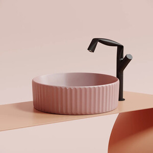 Раковина-чаша Ceramicanova Element 36х36 розовая матовая (CN6057MP)