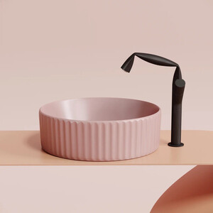 Раковина-чаша Ceramicanova Element 36х36 розовая матовая (CN6057MP)