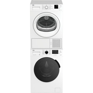 Стиральная и сушильная машина Beko RSPE78612W + DF7412GA + PSKS