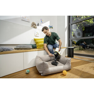 Пылесос вертикальный беспроводной Karcher VC 6 Cordless серебристый/белый (1.198-673.0)