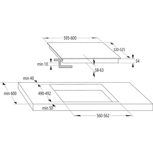 Индукционная варочная панель Gorenje GI6401BSC