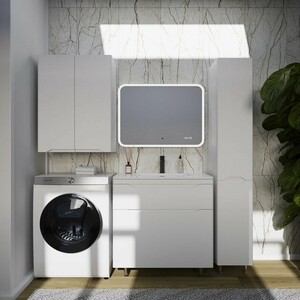 Тумба под раковину Style line Марелла 80х39 напольная, белая матовая (СС-00002401)