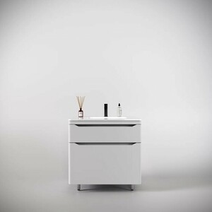 Тумба под раковину Style line Марелла 90х39 напольная, белая матовая (СС-00002416)