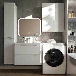 Тумба под раковину Style line Марелла 70х39 подвесная, белая матовая (СС-00002407)