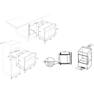Электрический духовой шкаф Jacky's JO EB35MW