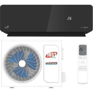 Сплит-система Just Aircon Chroma inverter JAC-10HPSIA/CAC / JACO-10HPSIA/CAU (черный)