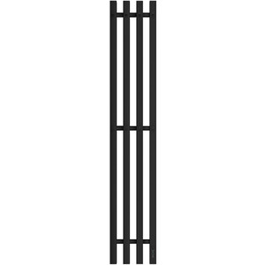 Полотенцесушитель электрический Point Гермес П3 180x1200 диммер справа, черный (PN13832B)