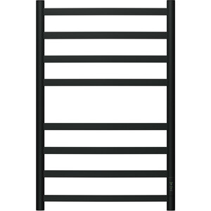 Полотенцесушитель электрический Point Антея П8 500x800 диммер справа, черный (PN17858B)