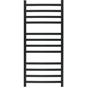 Полотенцесушитель электрический Point Антея П12 500x1200 диммер справа, черный (PN17852B)