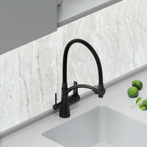 Смеситель для кухни Sancos Eri с подключением фильтра, матовый черный (SC4001MB)