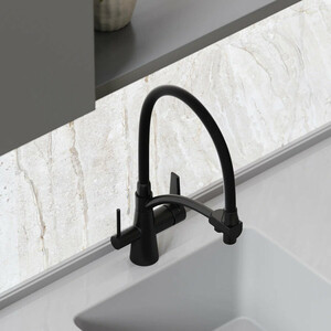 Смеситель для кухни Sancos Eri с подключением фильтра, матовый черный (SC4001MB)