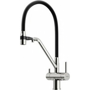 Смеситель для кухни Sancos Dora с подключением фильтра, брашированный никель (SC4003BN)