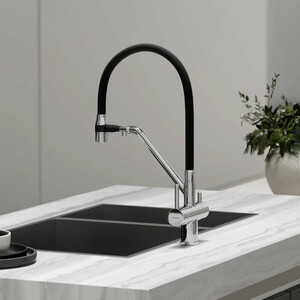 Смеситель для кухни Sancos Dora с подключением фильтра, хром (SC4003CH)