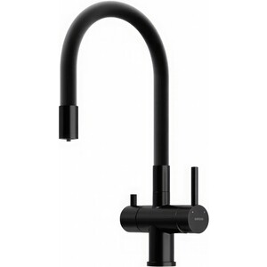 Смеситель для кухни Sancos Lucia с подключением фильтра, матовый черный (SC4004MB)