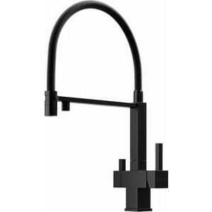Смеситель для кухни Sancos Moro с подключением фильтра, матовый черный (SC4006MB)