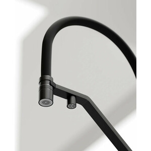 Смеситель для кухни Sancos Loro c подключением фильтра, матовый черный (SC4007MB)