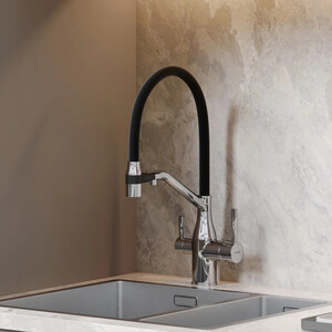 Смеситель для кухни Sancos Orta с подключением фильтра, хром (SC4008CH)