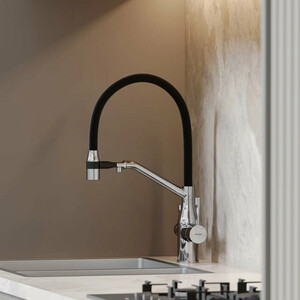 Смеситель для кухни Sancos Orta с подключением фильтра, хром (SC4008CH)