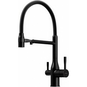 Смеситель для кухни Sancos Garda с подключением фильтра, матовый черный (SC4009MB)
