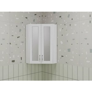 Зеркальный шкаф Style line Эко Стандарт 45х80 угловой, белый (ЛС-00002331)