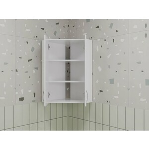 Зеркальный шкаф Style line Эко Стандарт 45х80 угловой, белый (ЛС-00002331)