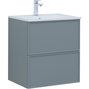 Тумба под раковину Aquanet Арт 60х45 мисти грин (313274)