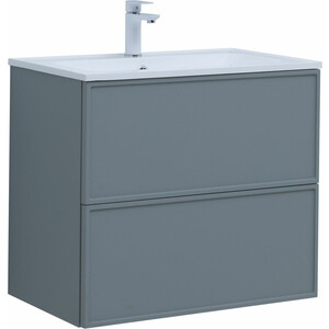 Тумба под раковину Aquanet Арт 75х45 мисти грин (313275)