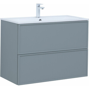 Тумба под раковину Aquanet Арт 90х45 мисти грин (313276)