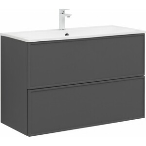 Тумба под раковину Aquanet Арт 90х45 ясень графит (329613)